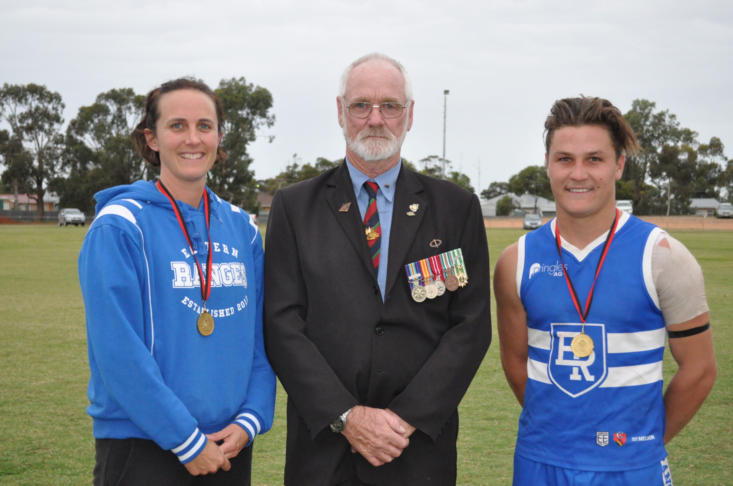 Anzac Medal Winners 2014 Fiona & Jack