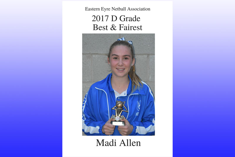 Madi Allen 2017 D Grade B&F