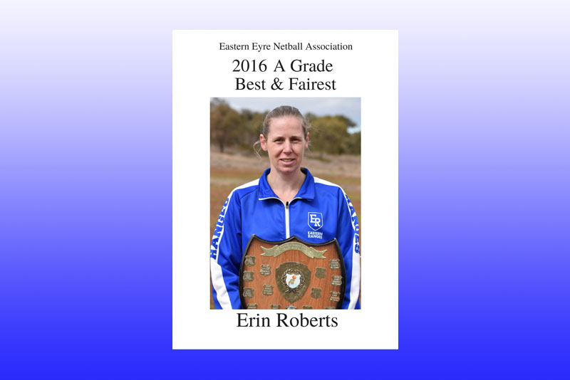 Erin Roberts 2016 A Grade B&F