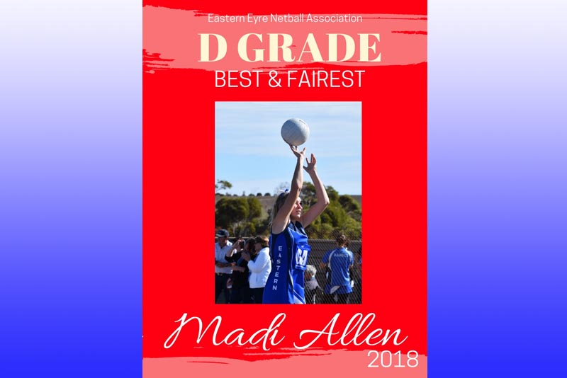 Madi Allen D Grade Best & Fairest